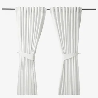 白色窗帘免抠