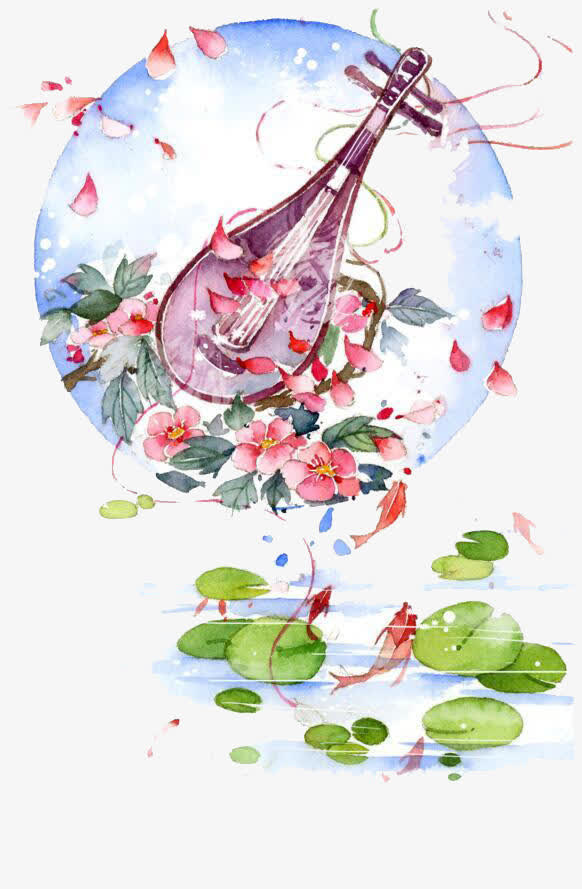 古风插画免抠