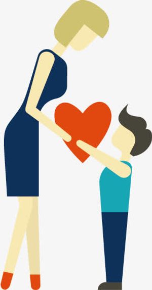 矢量感恩母亲节主题创意设计免抠