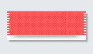 红色不规则图形免抠