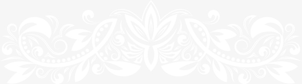 白色清新花藤图案免抠