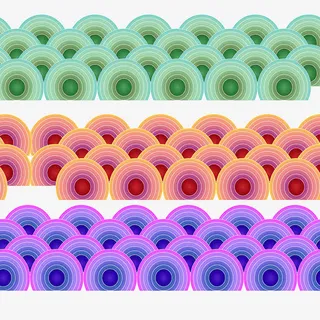 中国风圆圈象形祥云免抠