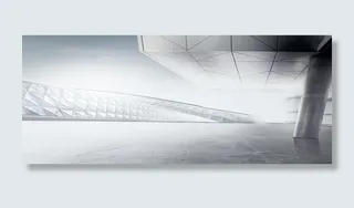 简约城市建筑背景banner高清