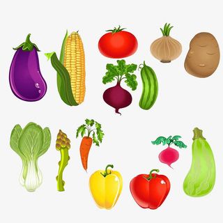 新鲜果蔬矢量设计素材免抠