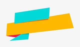 矢量蓝色标签免抠