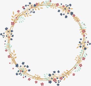 装饰花环免抠