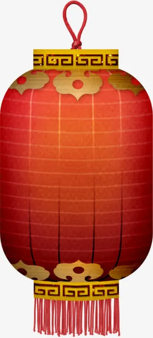 圆筒灯笼png素材免抠