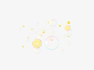Q版可爱水果气泡装饰免抠