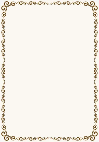 复古竖边框免抠