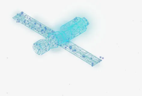 梦幻卫星外太空科技线条免抠