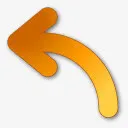 旋转逆时针黄色箭头免抠