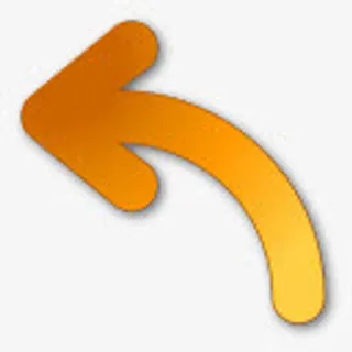 旋转逆时针黄色箭头免抠