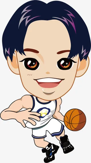 篮球男孩免抠
