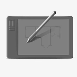 黑色科技手写板手写笔免抠