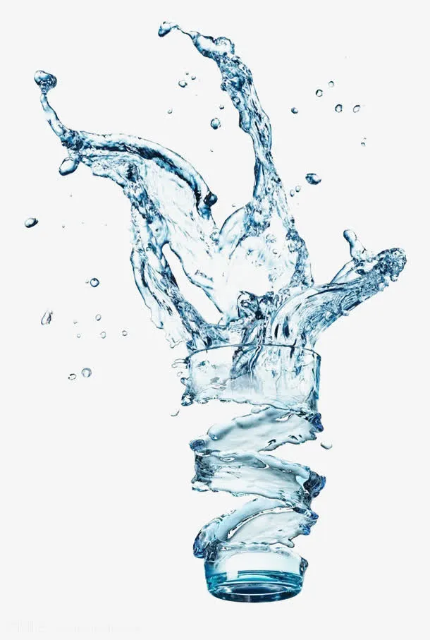 水杯子喷溅免抠