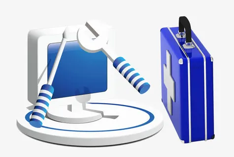 修电脑素材免抠