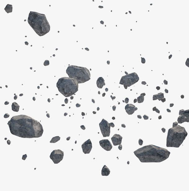 碎裂石子免抠