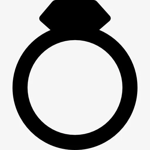 结婚戒指图标免抠
