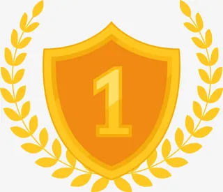 矢量金色金牌素材图免抠