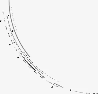 水墨笔刷素材墨迹元素  科技感免抠
