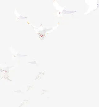 和平鸽白鸽七一建党节免抠