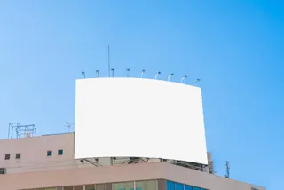 户外广告牌效果图模板免抠