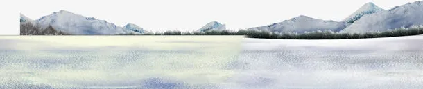 雪地雪山免抠