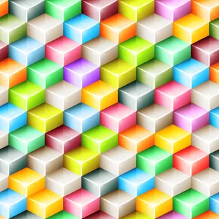 3D立体彩色背景底纹