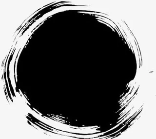 中秋节中国风墨迹免抠