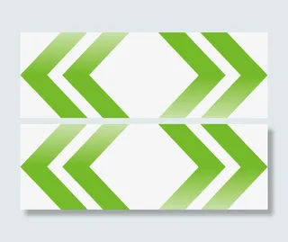 绿色左右切换矢量免抠