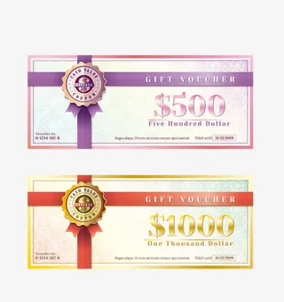 矢量代金券免抠