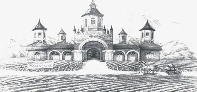 葡萄酒庄园素材免抠