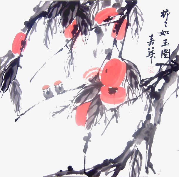 柿子免抠