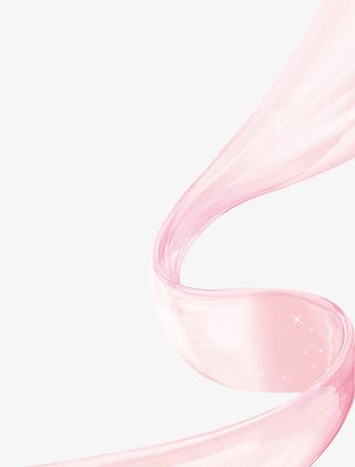 粉红色丝带免抠