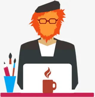 白领上班促销标签免抠