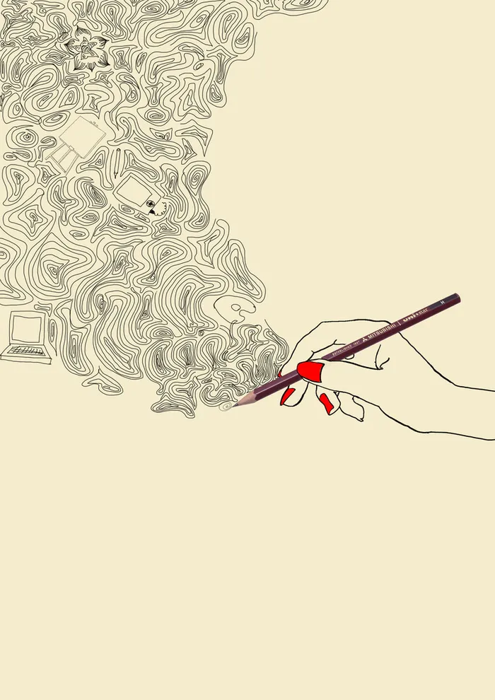 简约手绘背景素材高清