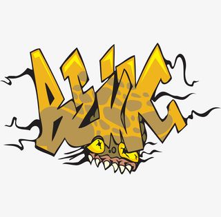 卡通文艺清新英文字母装饰设计字免抠