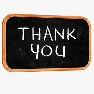 简约时尚谢谢支持的标识语PNG免抠