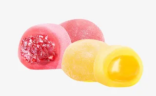 草莓芒果爆浆麻薯免抠