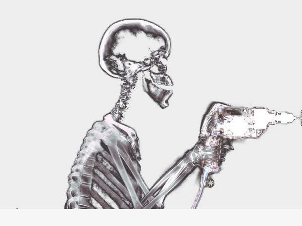 骷髅架子免抠