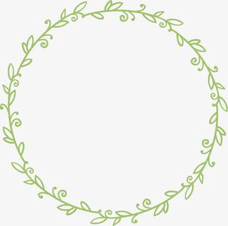 花环花边手绘边框免抠装饰边框元素