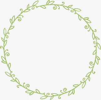 花环花边手绘边框免抠装饰边框元素