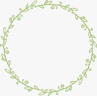 花环花边手绘边框免抠装饰边框元素