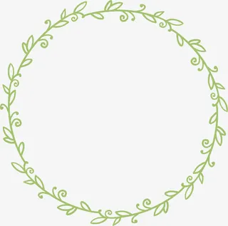 花环花边手绘边框免抠装饰边框元素