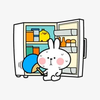 表情包之兔免抠