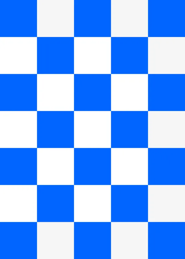 矢量蓝白格子免抠