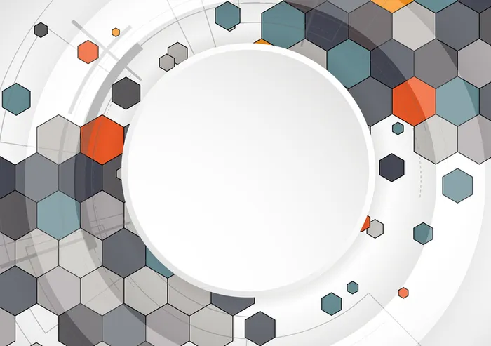 简约多边形简洁平面广告高清