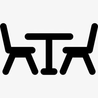 餐厅的桌子和椅子图标免抠