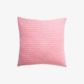 MUJI纯棉针织条纹抱枕免抠