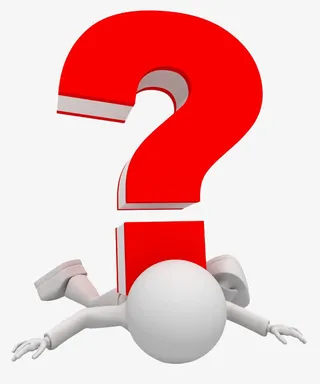 PPT实用问号素材免抠